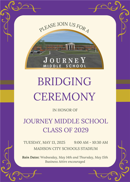 25-26 JMS 8th grade bridging ceremony